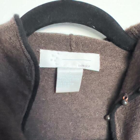 Bibelot Merino Wool Knit Sweater Pullover Large Brown - Picture 2 of 3